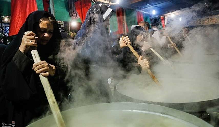 اعداد طعام النذور في ليلة الثامن والعشرين من صفر
