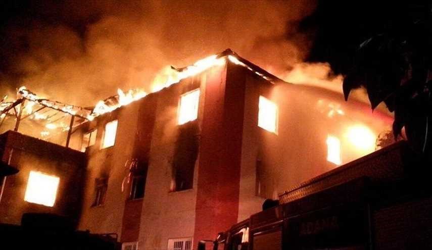 12 نفر در آتش سوزی خوابگاه دخترانه در ترکیه سوختند