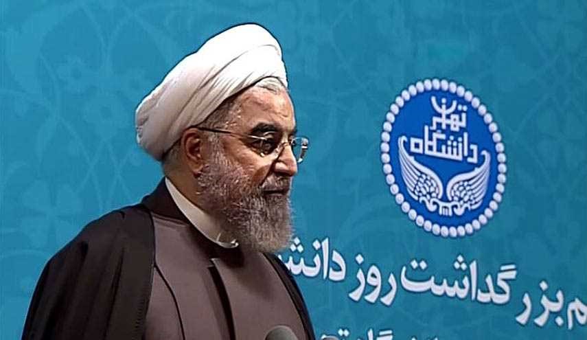 الرئيس روحاني: لن نسمح لاميركا بتمزيق الاتفاق النووي