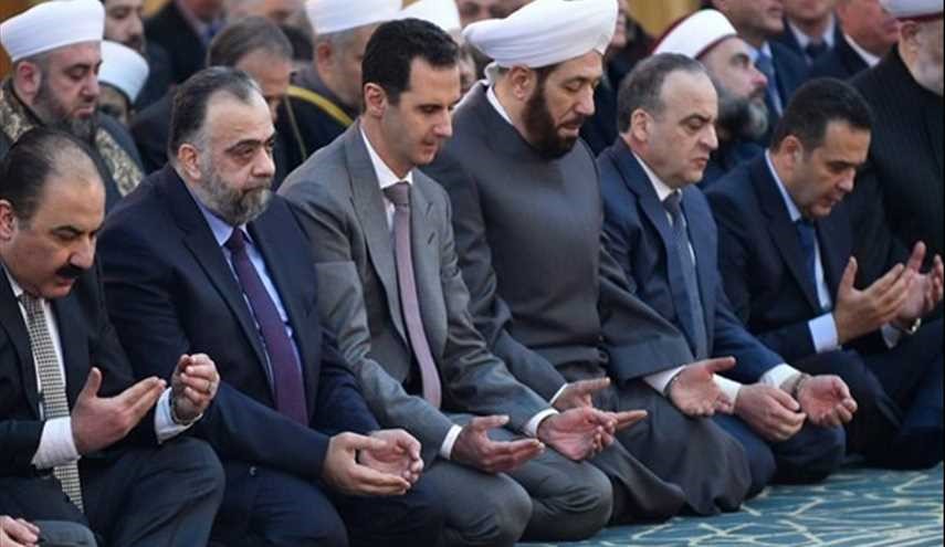 President al-Assad Attends Marking Prophet Muhammad Birth Anniversary