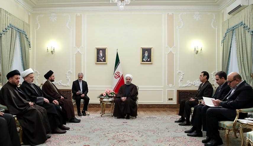 الرئيس روحاني: الارهاب والتفرقة مؤامرتان للاعداء ضد شعوب المنطقة