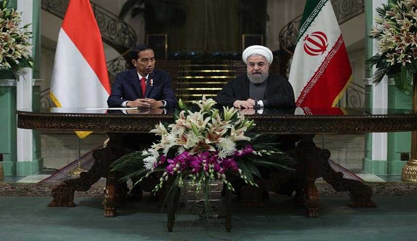 روحاني: تعاون ايران واندونيسيا يخدم الأمن في المنطقة والعالم الاسلامي