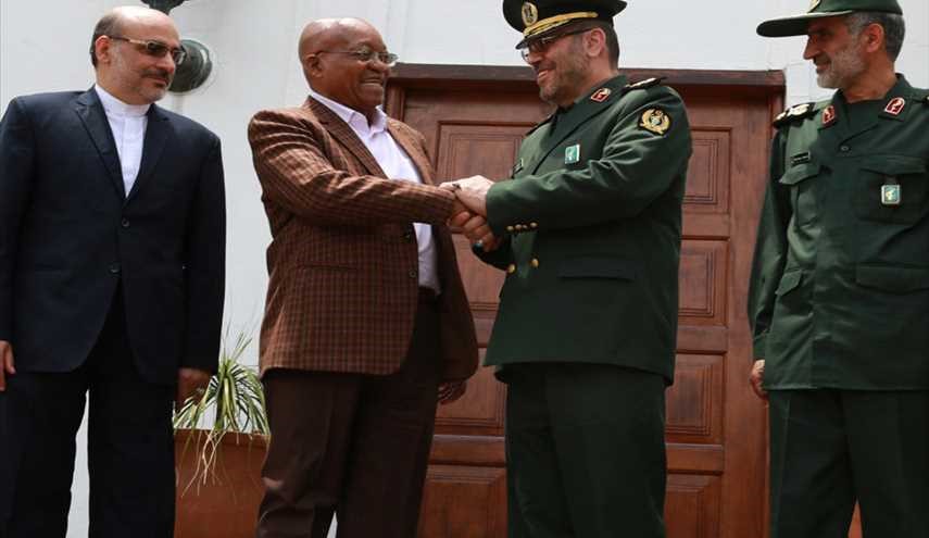 Dehghan meets S African Pres.