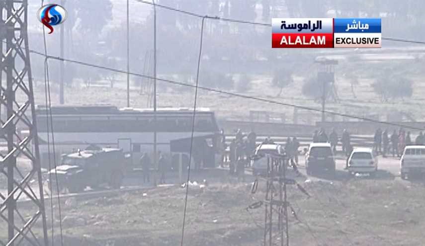 اتوبوس های پر از تروریست، از حلب خارج شدند