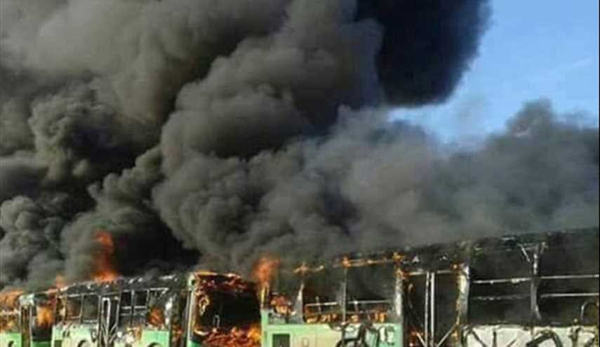 Terrorists Attack Buses Heading towards Fua'a, Kafraya to Evacuate Civilians