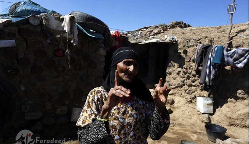 نساء واطفال اليمن المشردين