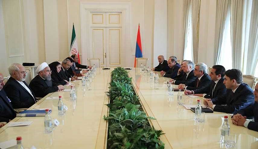روحاني: التعاون بين ايران وارمينيا ضروري لاجتثاث الارهاب من المنطقة