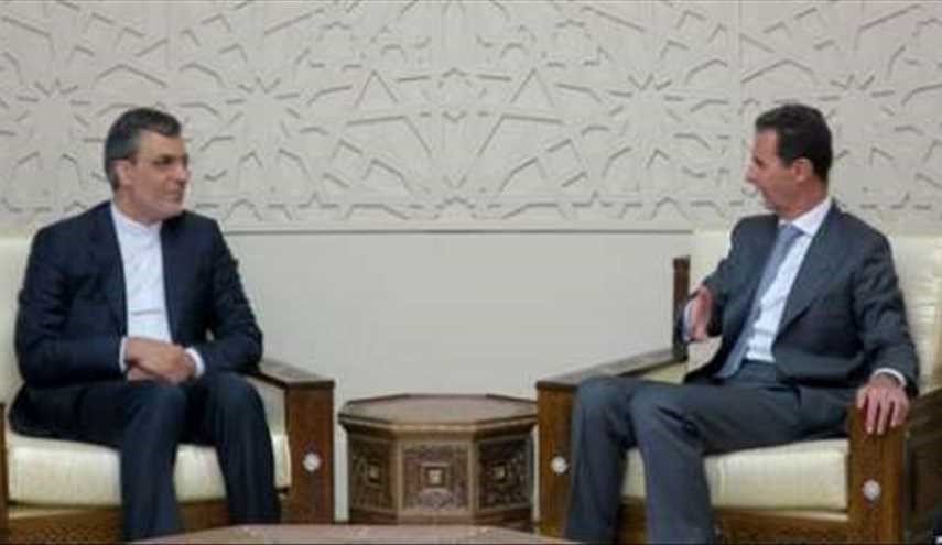 دیدار معاون وزیر خارجه با رئیس جمهور سوریه