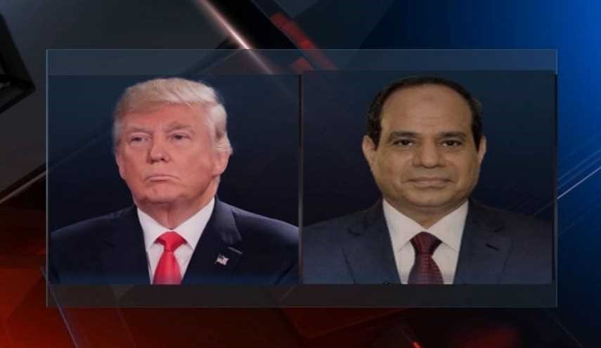 ترامب يبحث مع السيسي مستقبل العلاقات الأميركية المصرية