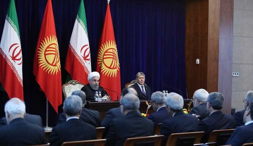 روحانی: فصلی نوین در روابط تهران و بیشکک آغاز شد