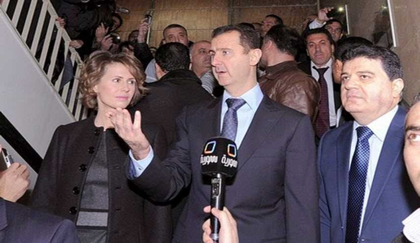 چرا اسد و همسرش به شرق دمشق رفتند؟