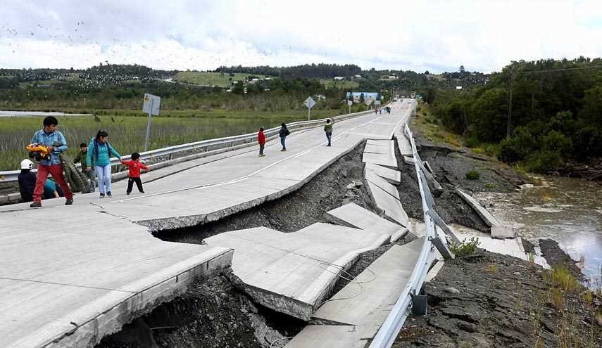 زلزال بقوة 7.6 درجة يهز جنوب تشيلي ورفع التحذير من تسونامي