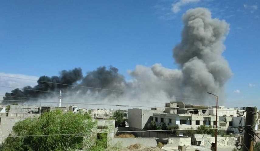 مصدر عسكري: استهداف الارهابيين في درعا البلد