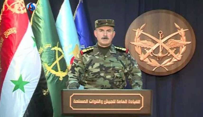 الجيش السوري يعلن هدنة على كامل التراب السوري اعتبارا من منتصف الليل
