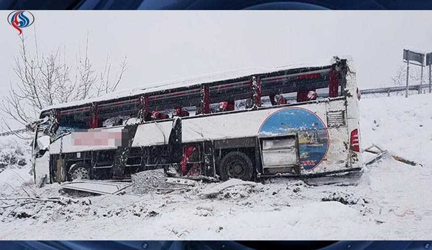 آخرین خبرها از تصادف یک اتوبوس ایرانی‌ در ترکیه