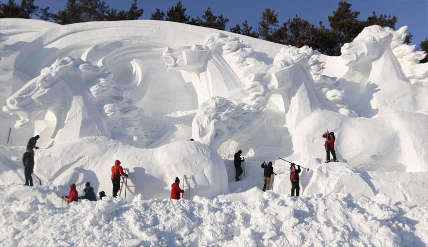 جشنواره بین المللی مجسمه های یخی