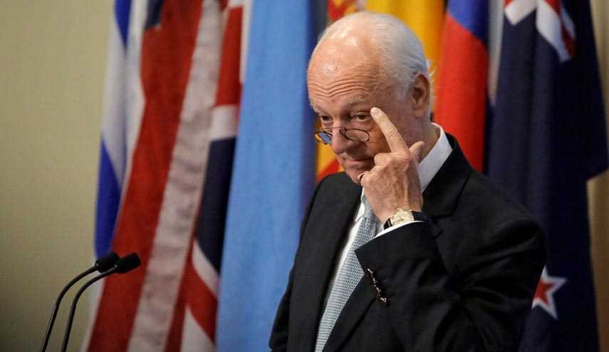 دي ميستورا لن يشارك في مفاوضات أستانا حول الأزمة السورية