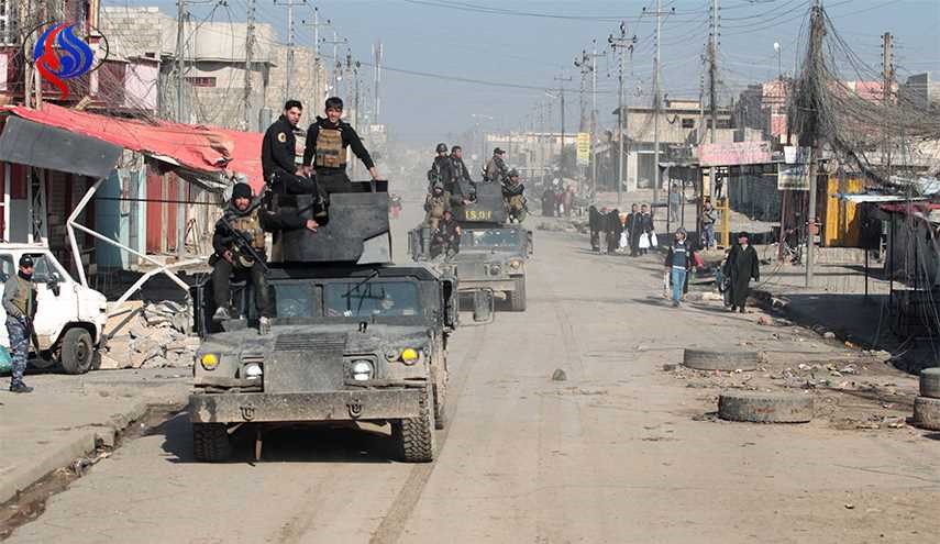 قوات مكافحة الإرهاب ترفع العلم العراقي فوق حي الغفران