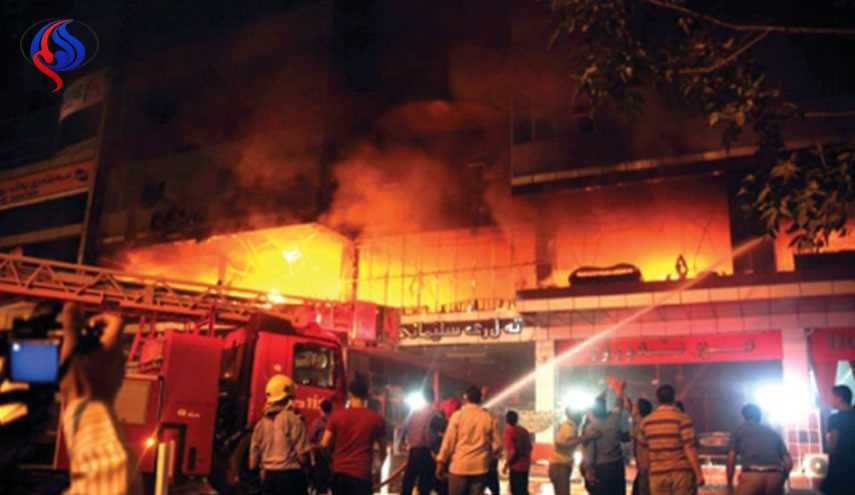 وفاة خمسة زوار ايرانيين اثر حريق بفندق في كربلاء