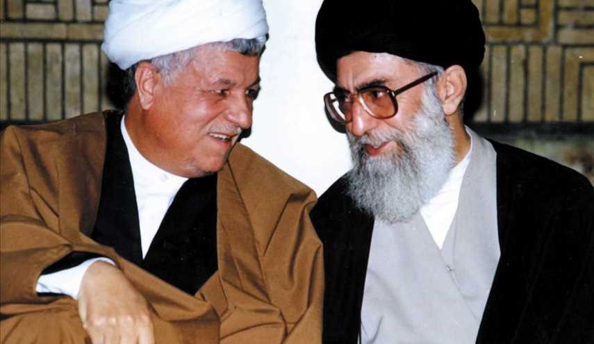 Supreme leader, late Ayatollah Rafsanjani in passage of time