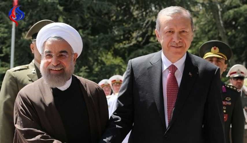 اردوغان يؤكد على تعزيز التعاون مع ايران لوضع حد للتوتر في المنطقة