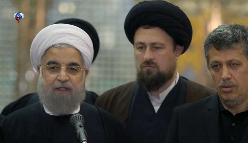روحاني: الشعب الايراني اظهر موقفا موحدا تجاه النظام والثورة