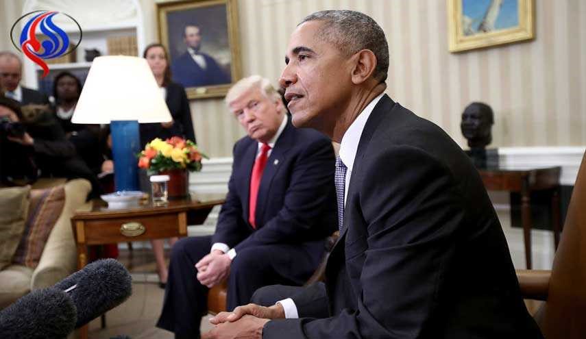 اوباما: روند انتقال ترامپ به کاخ سفید «خارج از عرف معمول» است