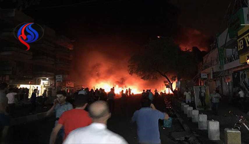 انفجار مفخخة في كراج ناد ليلي بمنطقة السعدون وسط بغداد