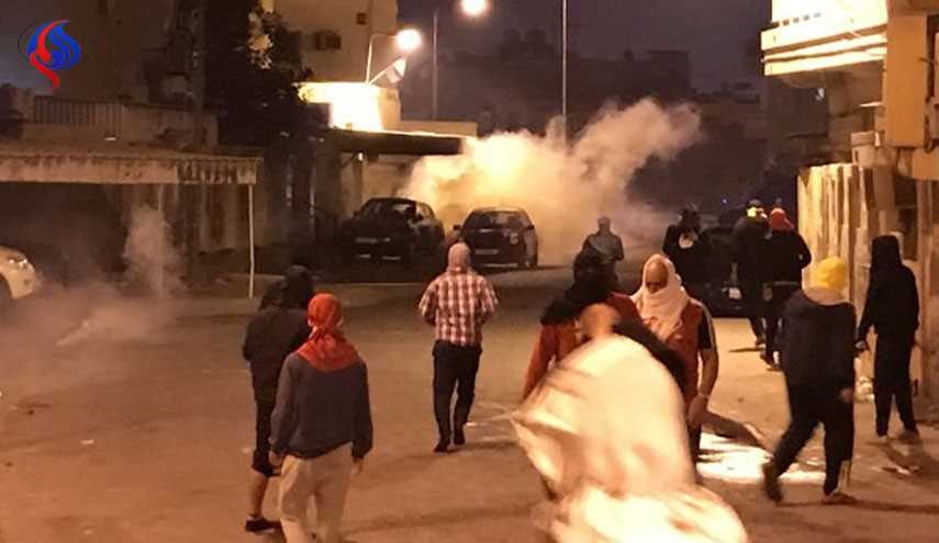 بالصور.. اشتباكات ليلية بين محتجين على إعدام 3 شبان وقوات البحرين