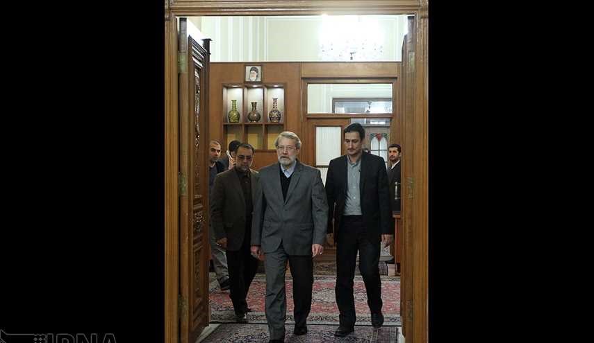 Larijani, Syrian PM meet
