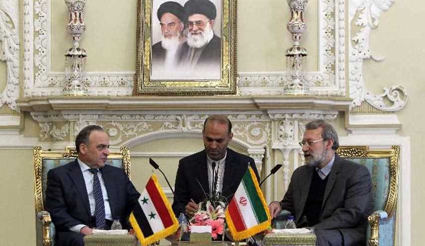 لاريجاني: سوريا وإيران في خندق واحد والنصر على الإرهاب حتمي