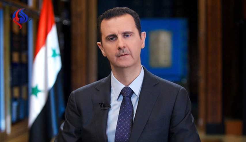پیام بشار اسد به روحانی درپی حادثه پلاسکو