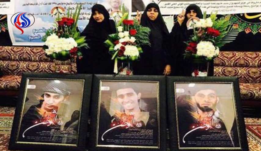 بالصور/ هذا ما اهداه ملك البحرين لأمهات الشهداء بعد قتله لأولادهم!