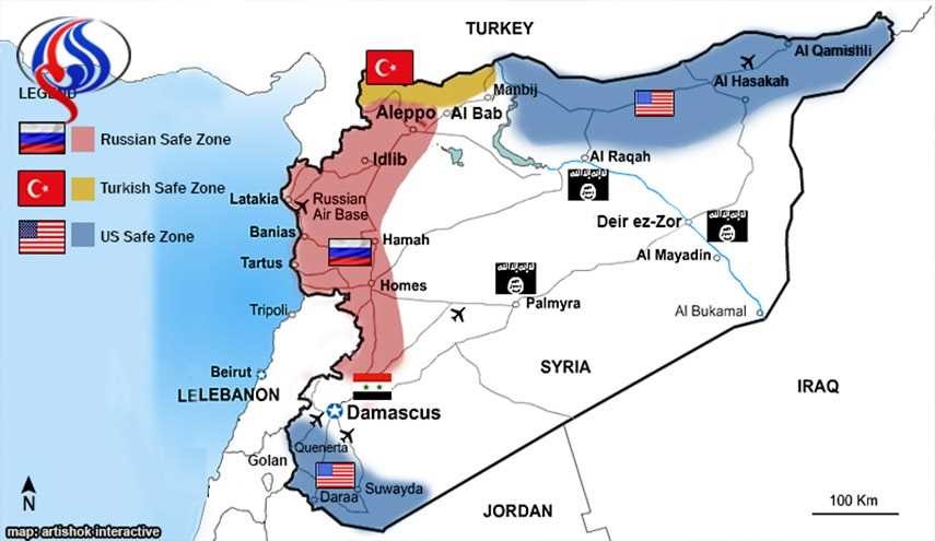 توطئه آمریکا، روسیه و ترکیه علیه ایران و حزب الله در سوریه؟