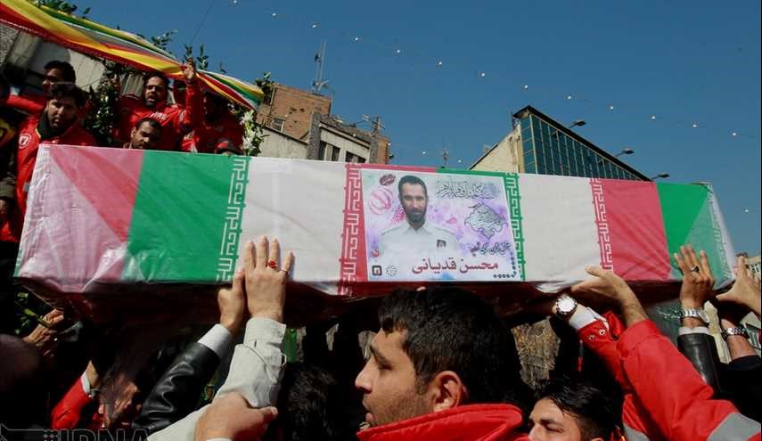 مراسم تشييع شهداء رجال الاطفاء في حادث بلاسكو (1)