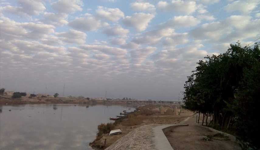 بالصور ...أجواء باردة و غائمة في ناحية الشيخ سعد بمحافظة واسط العراقية