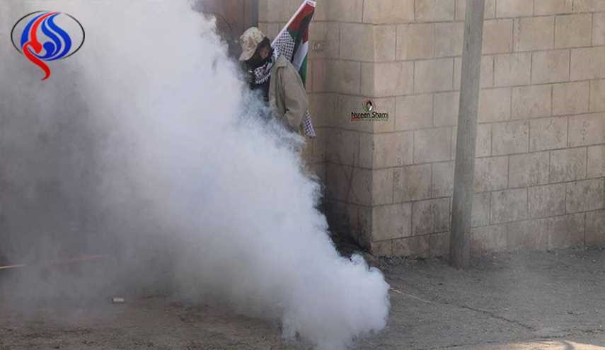 شلیک گاز فلفل و اشک آور به فلسطینی ها در کرانه باختری