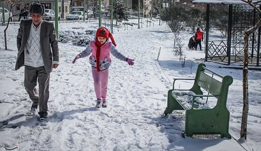 الثلوج تساقط الثلوج طهران