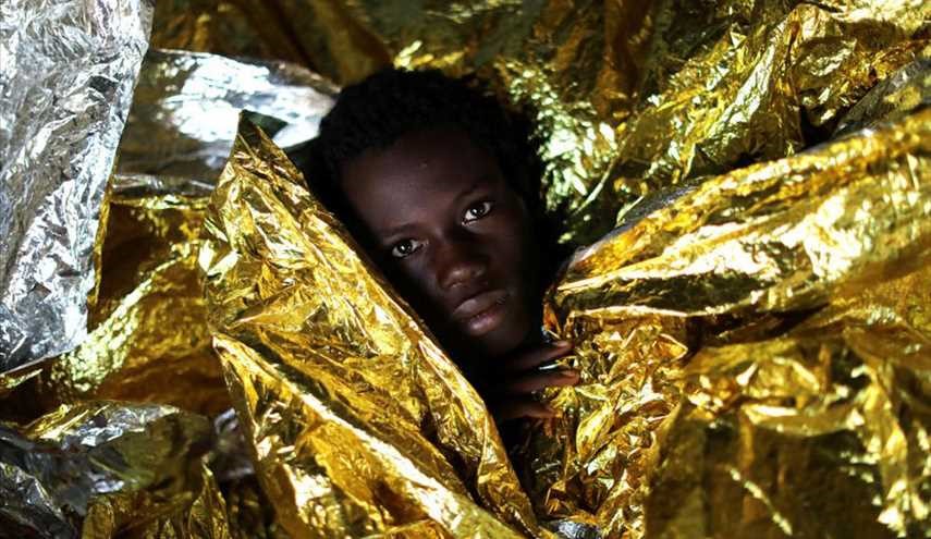نجات پناهجویان آفریقایی از دریا‎ | تصاویر