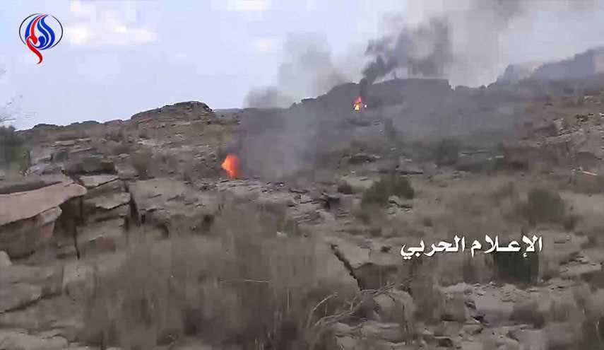 القوات اليمنية تدمر آلية عسكرية على متنها أكثر من 23 مرتزقا بمأرب