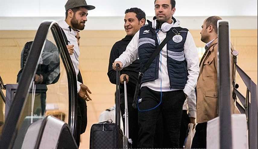 بالصور.. وصول بعثة فريق السد القطري الى طهران