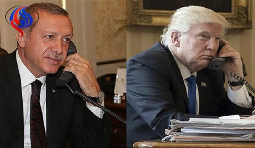 في أول اتصال هاتفي بينهما.. أردوغان وترامب يوحدان 