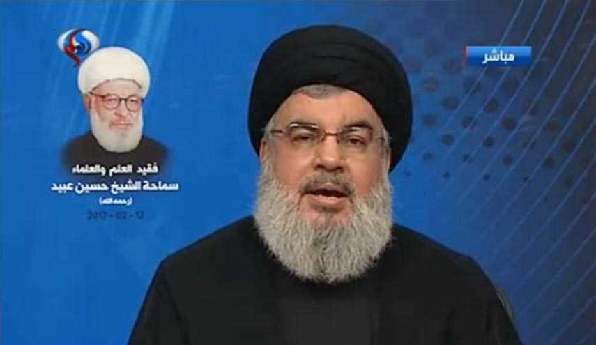 دبیرکل حزب الله لبنان: ترامپ متشکریم