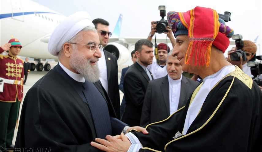 Iranian President arrived in Oman