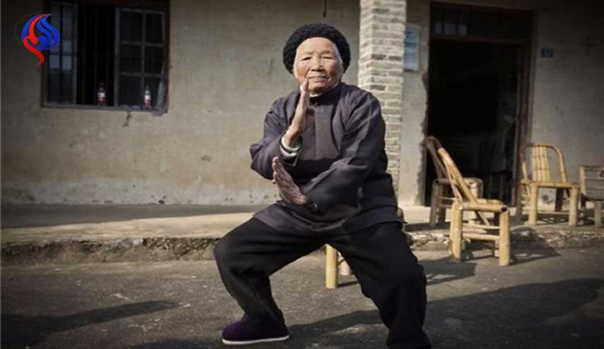 پیرترین مربی کونگ فو زن جهان با 94 سال سن