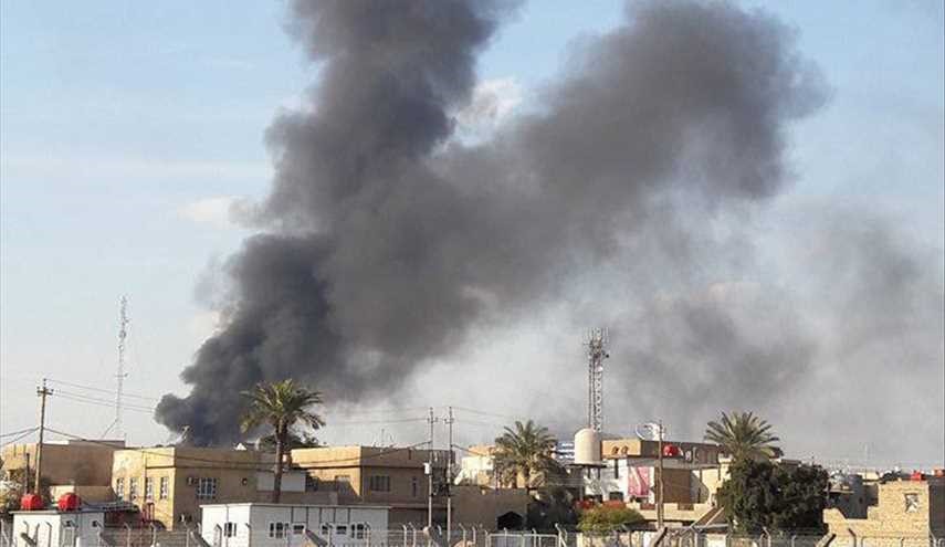 بالصور..تفجير إرهابي بسيارة مفخخة جنوبي غربي بغداد