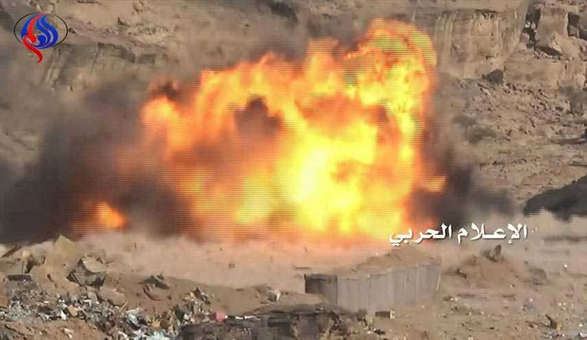 تصاویر لحظه به لحظه ... انهدام زره پوش سعودی با موشک یمنی