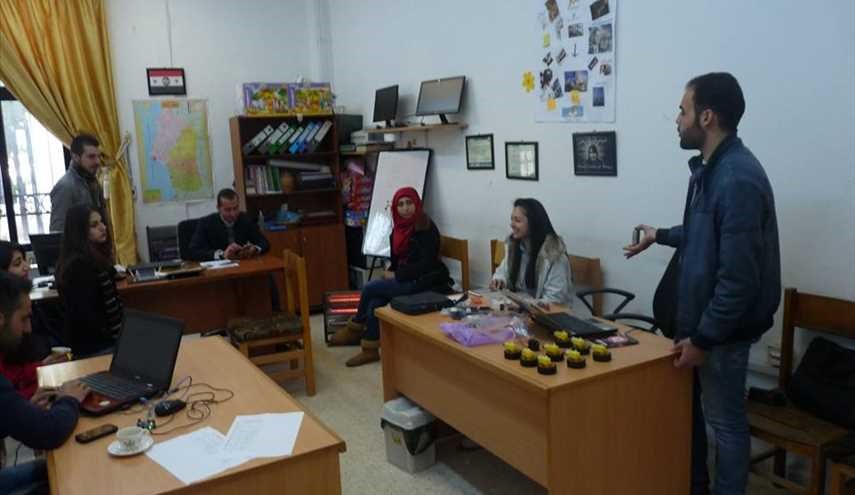 بالصور..إقامة ورشات لتعليم طلاب جامعة تشرين السورية الالكترونيات من البداية للاحتراف