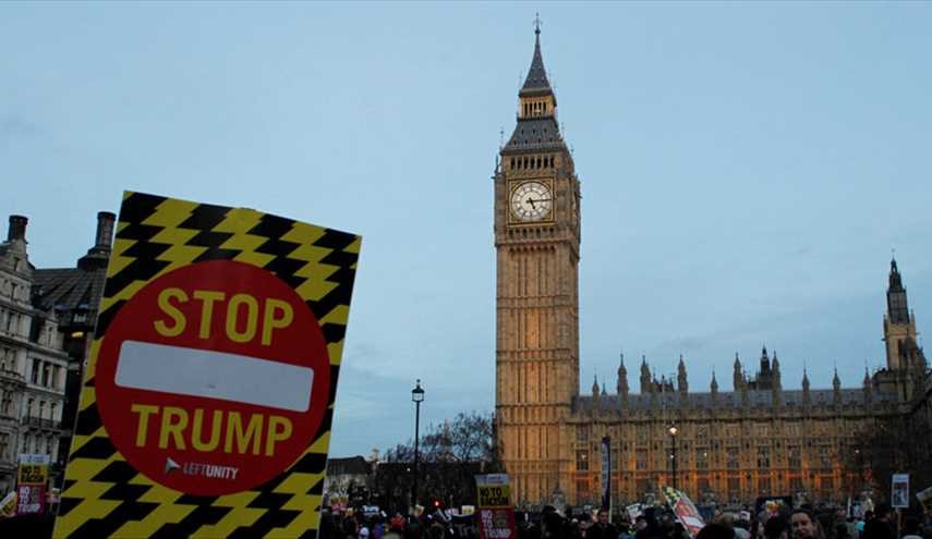 لندن تدافع عن زيارة ترامب رغم الاحتجاجات الواسعة