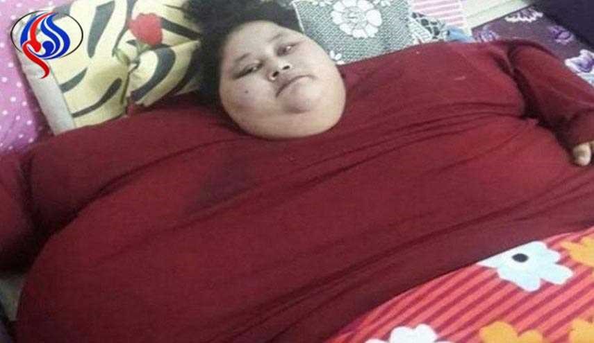 المصرية الأسمن في العالم تفقد 40 كلغ من وزنها في أسبوع